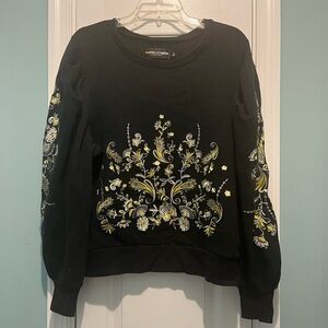Gabrielle Union New York & Company Print Sweatshirt Size L